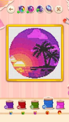 Craft Cross Stitch Pixel Art android App screenshot 0