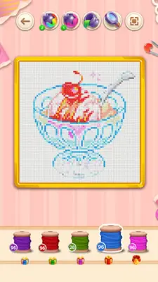 Craft Cross Stitch Pixel Art android App screenshot 1